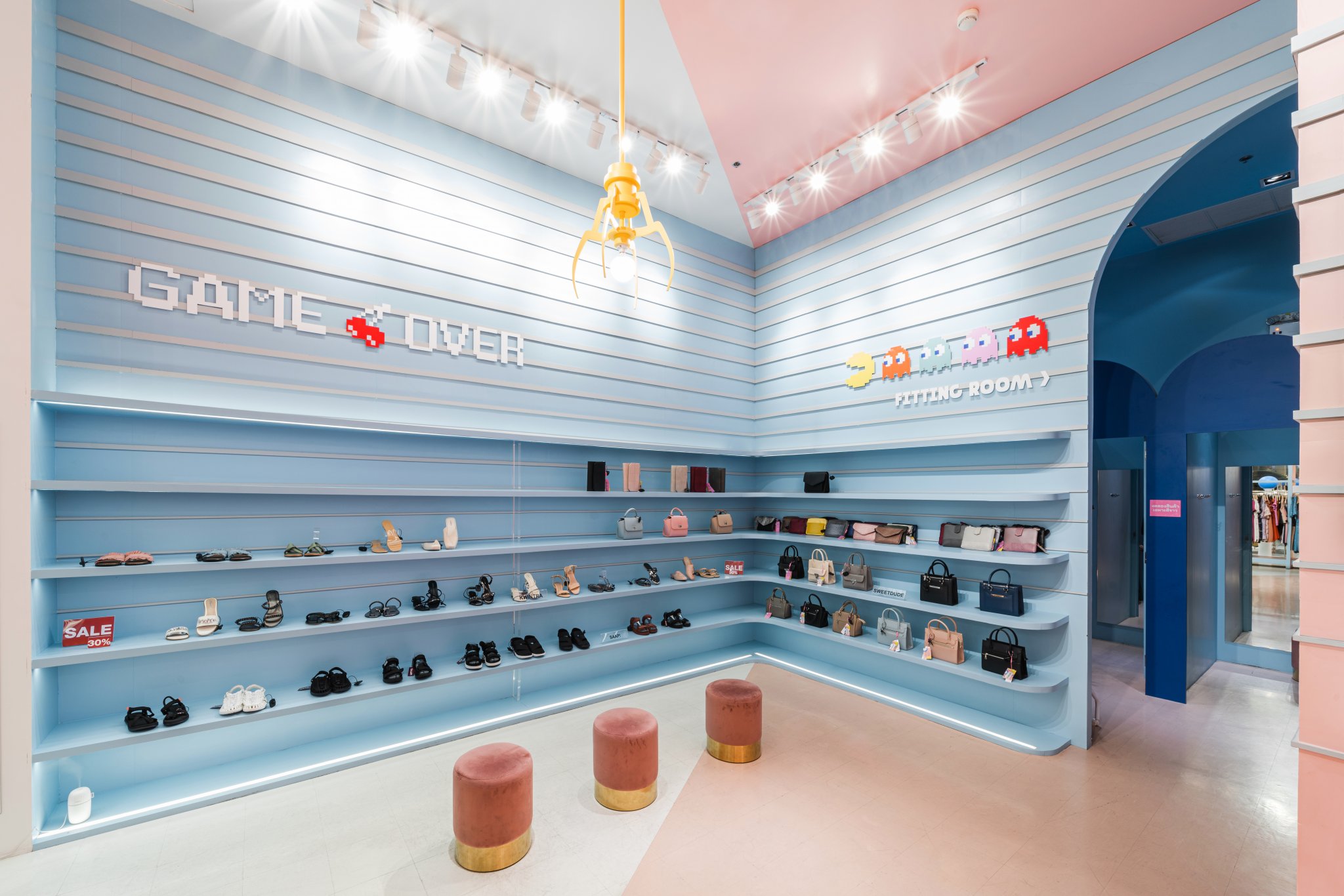 回忆 90 年代游戏厅 · 泰国 Matchbo· 时尚店设计-0