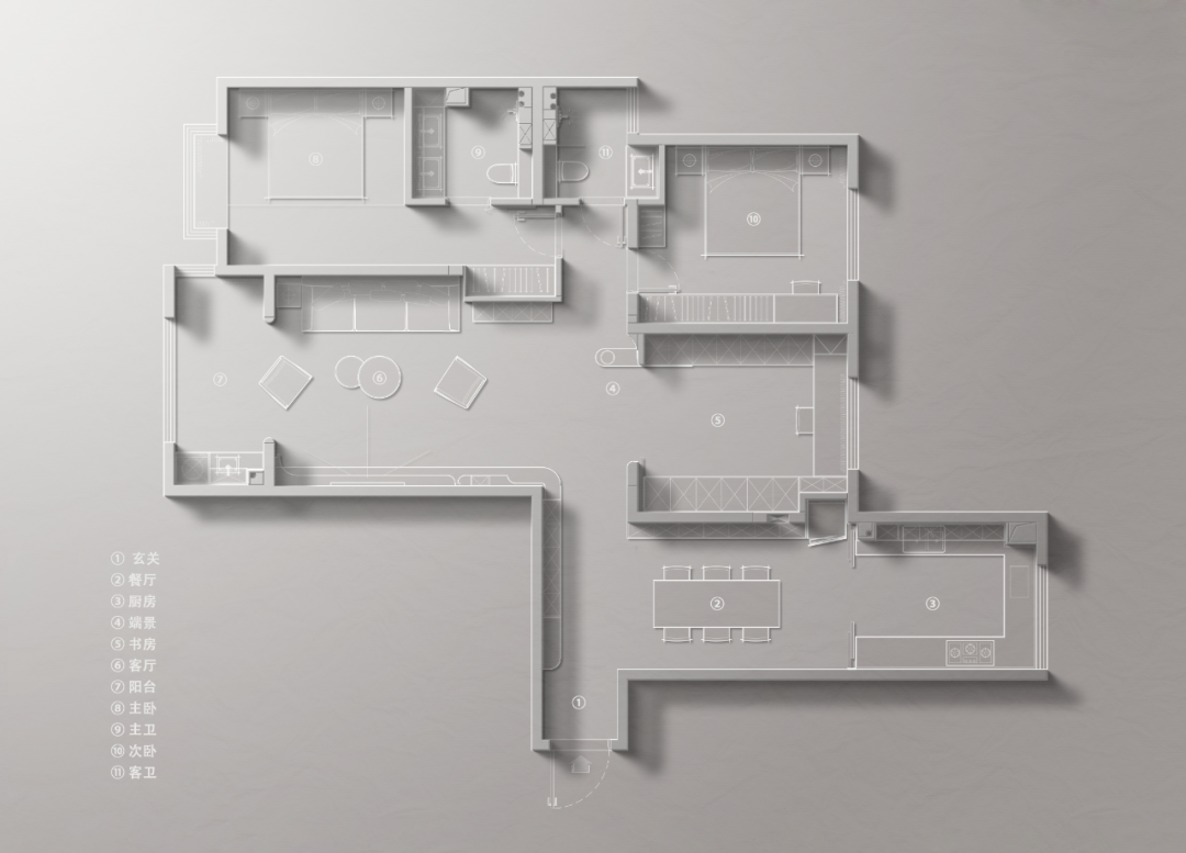 奶油原木风 · 中煤科工家属院碑林小区设计丨中国西安丨西安诺曼装饰设计有限公司-36