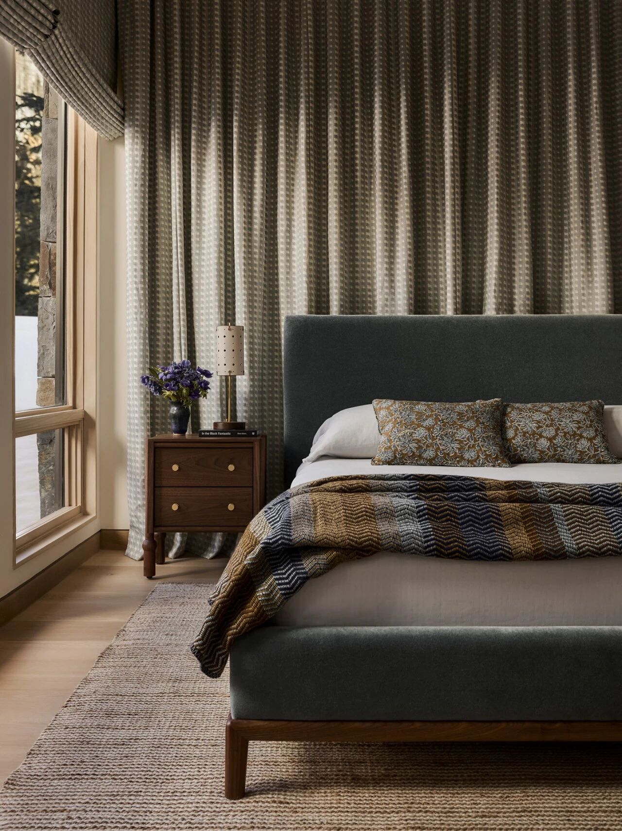 SVK Interior Design高山上的宁静雪屋丨旧金山室内设计师Senalee Kapelevich-34