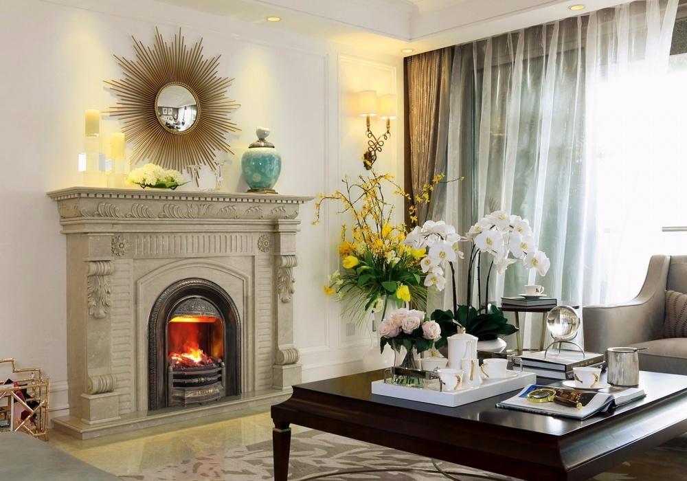 铸铁 3D 雾化壁炉，打造古典轻奢空间-8