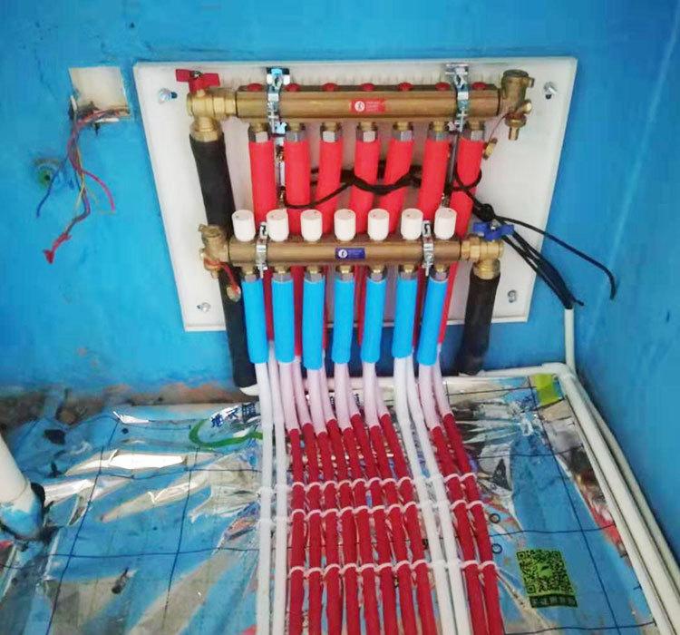 
上海闵行虹梅路别墅地暖安装示意图_威能炉 -8