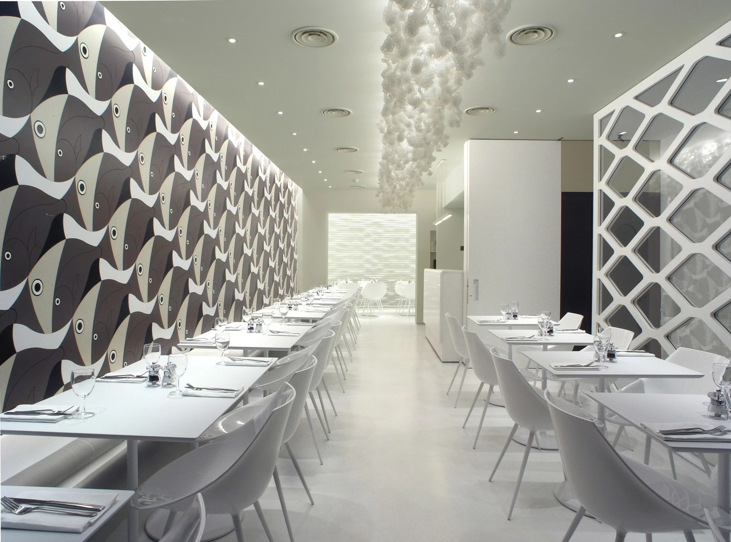 伦敦海味餐厅“OLIVOMARE”的海洋元素创意设计-17