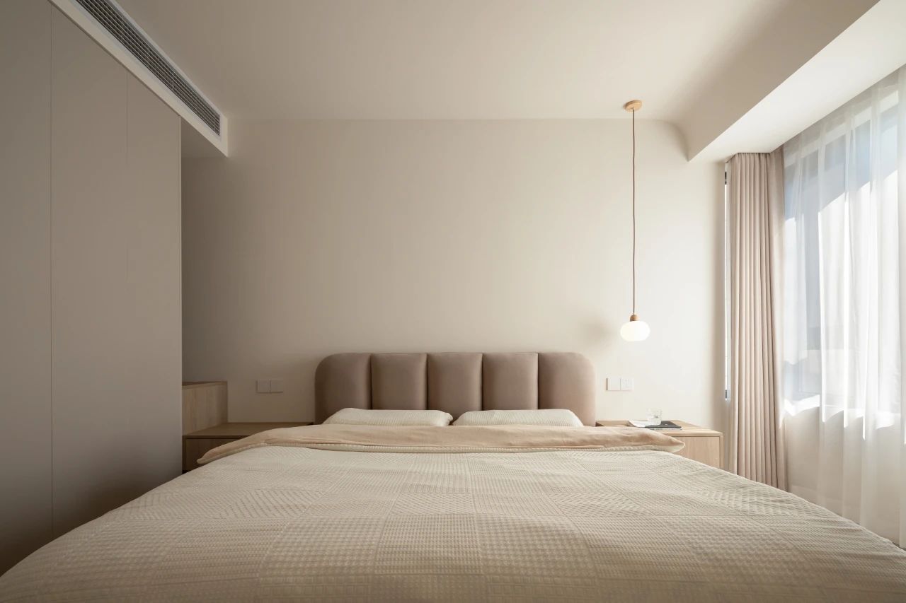 120㎡现代奶油风家居设计-28