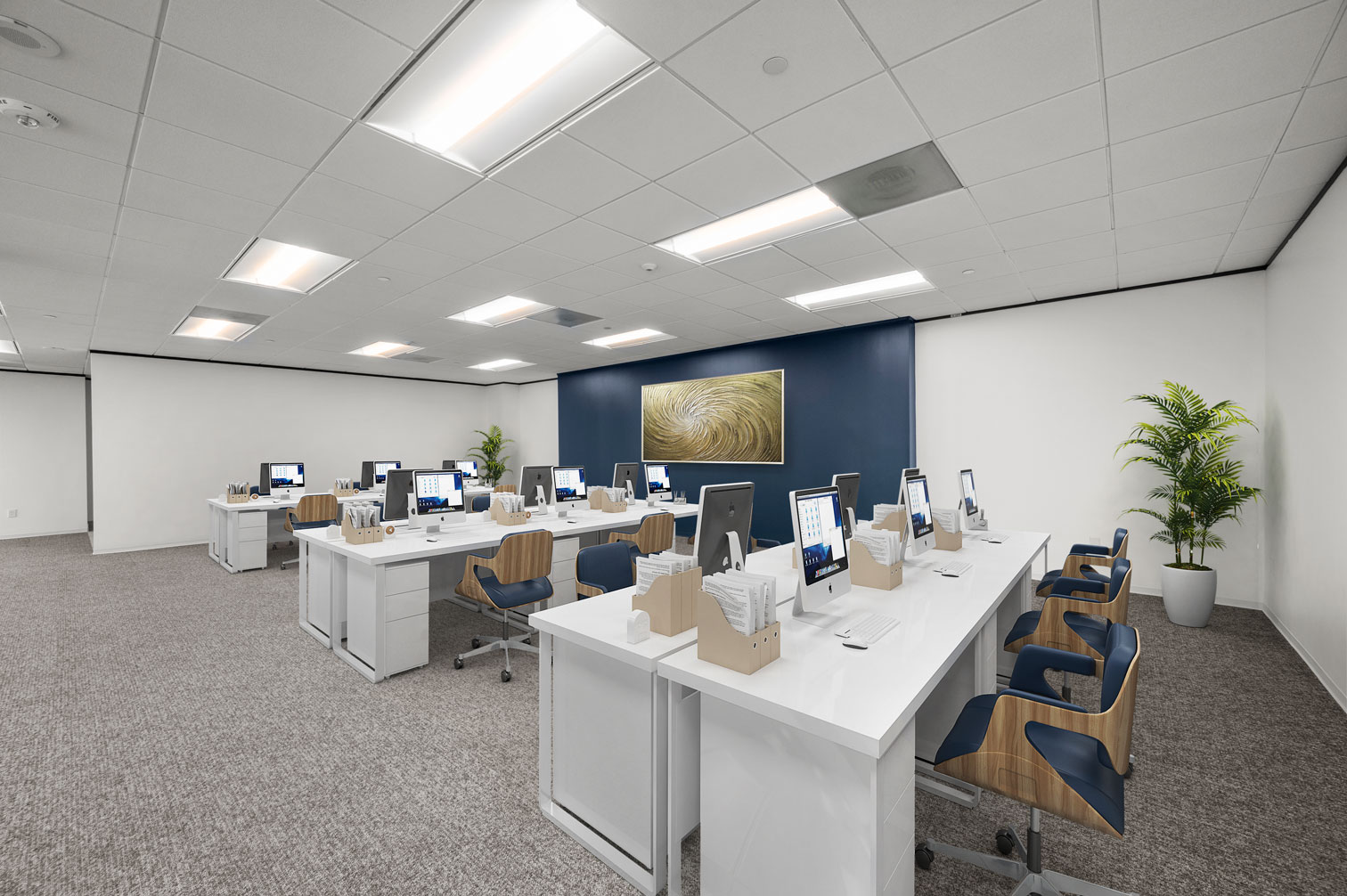 Three Riverway Spec Suite 办公空间设计丨Goree Architects-8