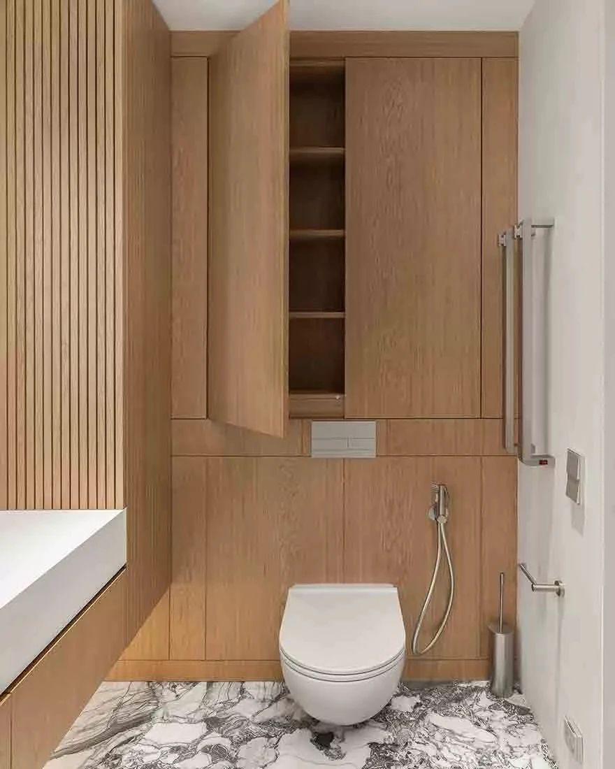 新婚夫妇的 105㎡简约空间设计丨Elena Lyakina-29