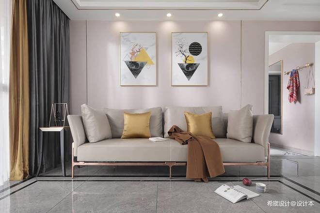 45万元四居及以上120平米装修案例-17