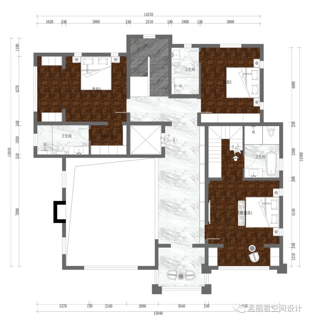 法式独幢豪宅 · 中润华侨城湖心岛二期别墅设计丨中国淄博丨孟丽君-18