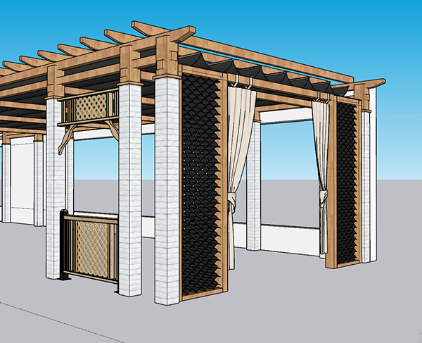 Shop drawings for a hotel restaurant-7