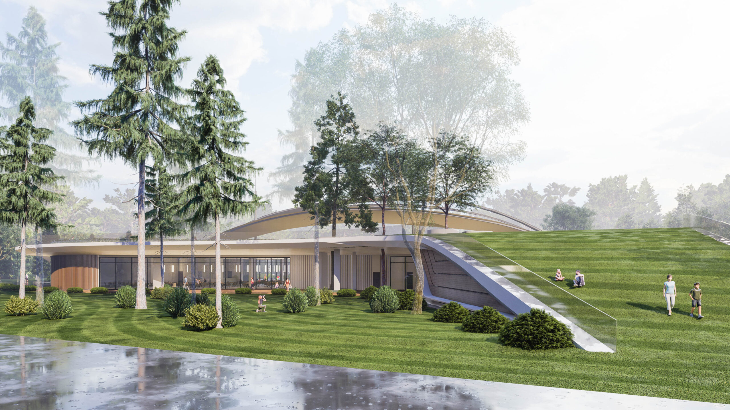 Проект общественного SPA комплекса в кп Вербилки 1850м² — портфолио бюро ARXY-12