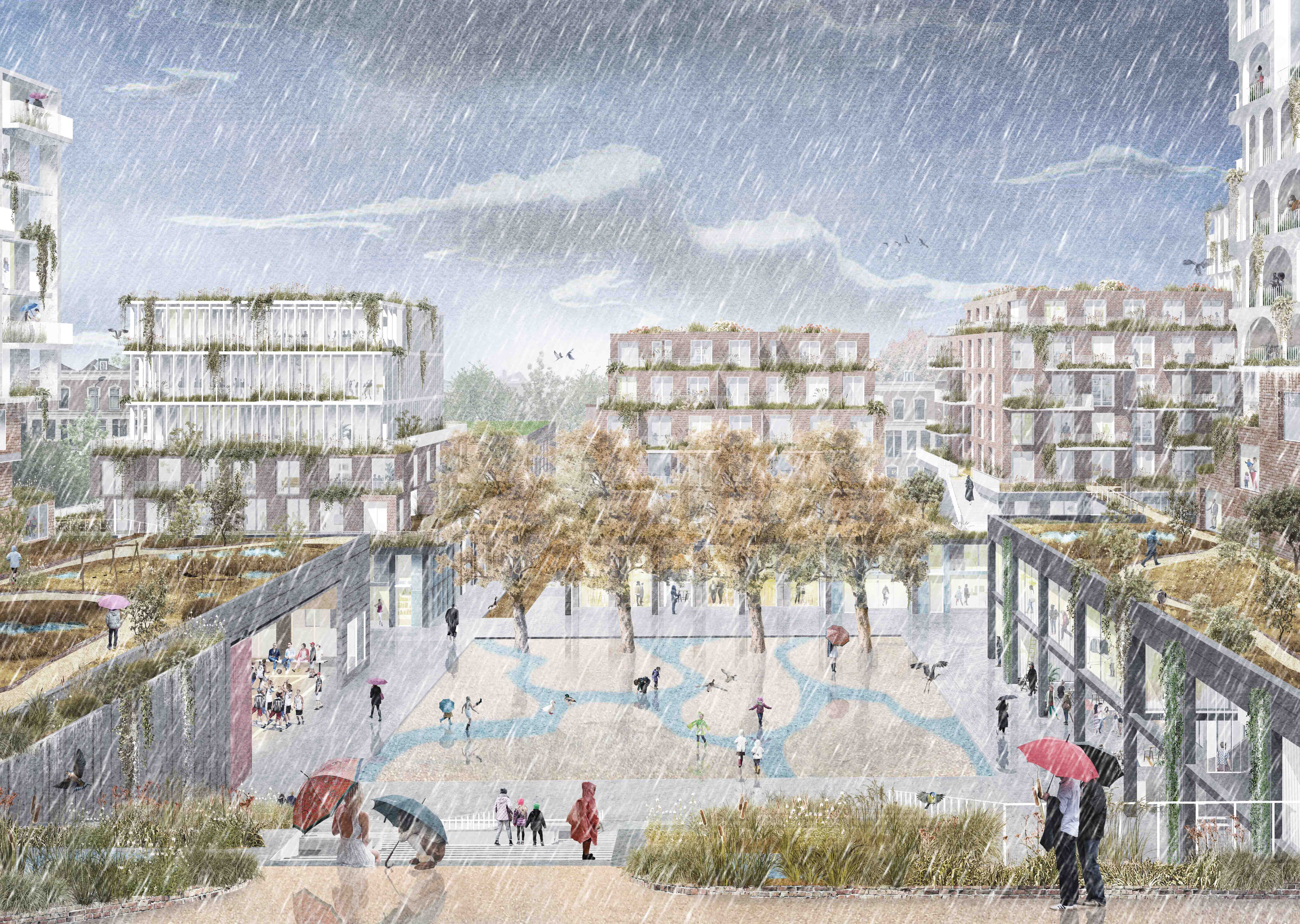 融合社区 | Rotterdam ZOHO 创意新城设计-35