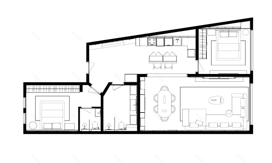 科索沃公寓丨Mohamed Talaat-9