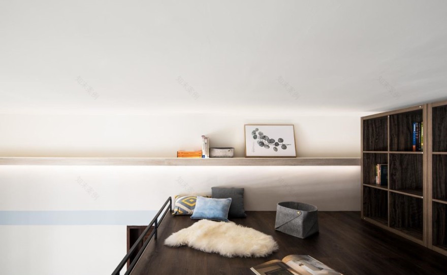 14 坪北欧风小夫妻新婚宅,空中阁楼、留言板工作室成亮点-24