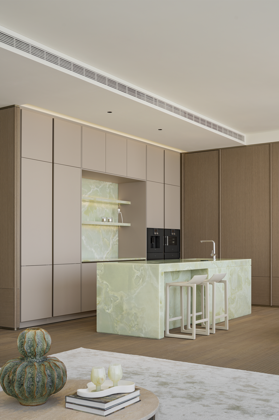 杭州海威·安铂中心「青玉」样板间丨中国杭州丨Amber 98,于舍 Yu Studio（于昭）-49