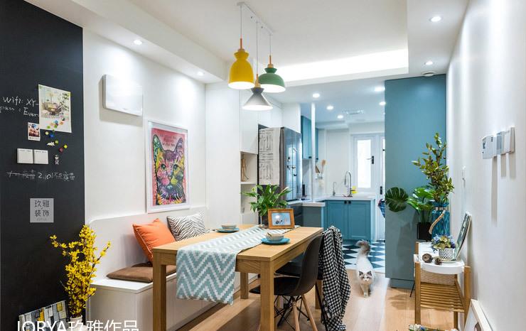 JORYA 玖雅丨 14㎡平层开放式厨房卡座餐厅设计-12