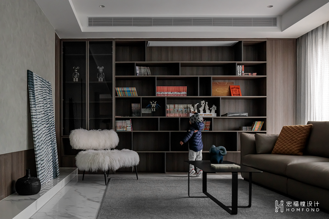 现代风格家庭住宅设计丨中国成都丨成都宏福樘设计-29