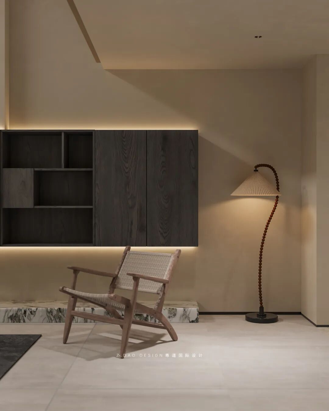 龙湖丽丰·西宸原著400㎡静奢风别墅（《喜 棠》）丨尊道国际设计-44