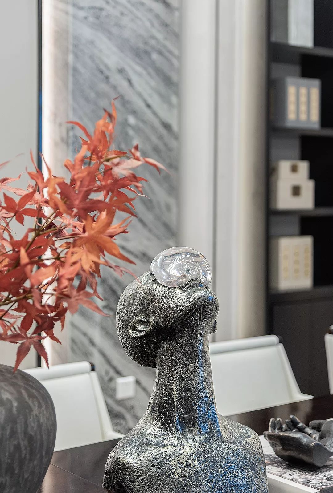 水乡儒雅 | 荣盛甪直甫上花园售楼处与样板间设计-44