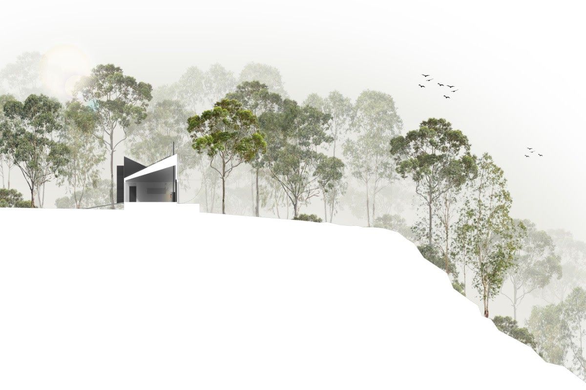 澳洲山林里的离网环保别墅-10