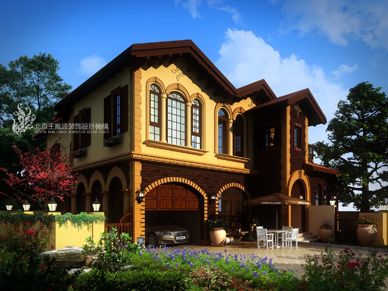 格拉斯小镇—法式乡村 别墅设计 王凤波设计机构-2