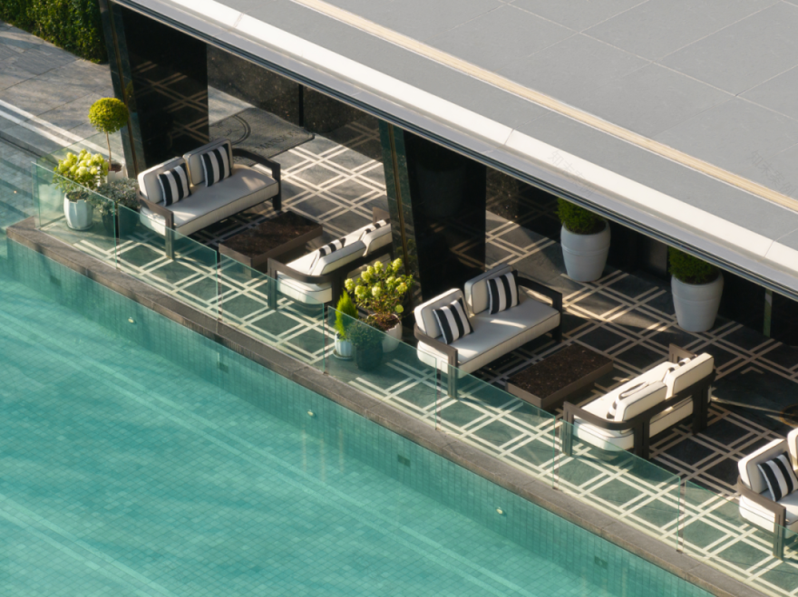 宁波万科·观澜映象府实景泳池区丨中国宁波丨A&N 尚源集序Collection Studio-15