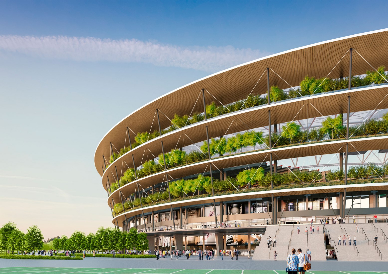 塞尔维亚新国家体育场丨贝尔格莱德丨Fenwick Iribarren Architects-31