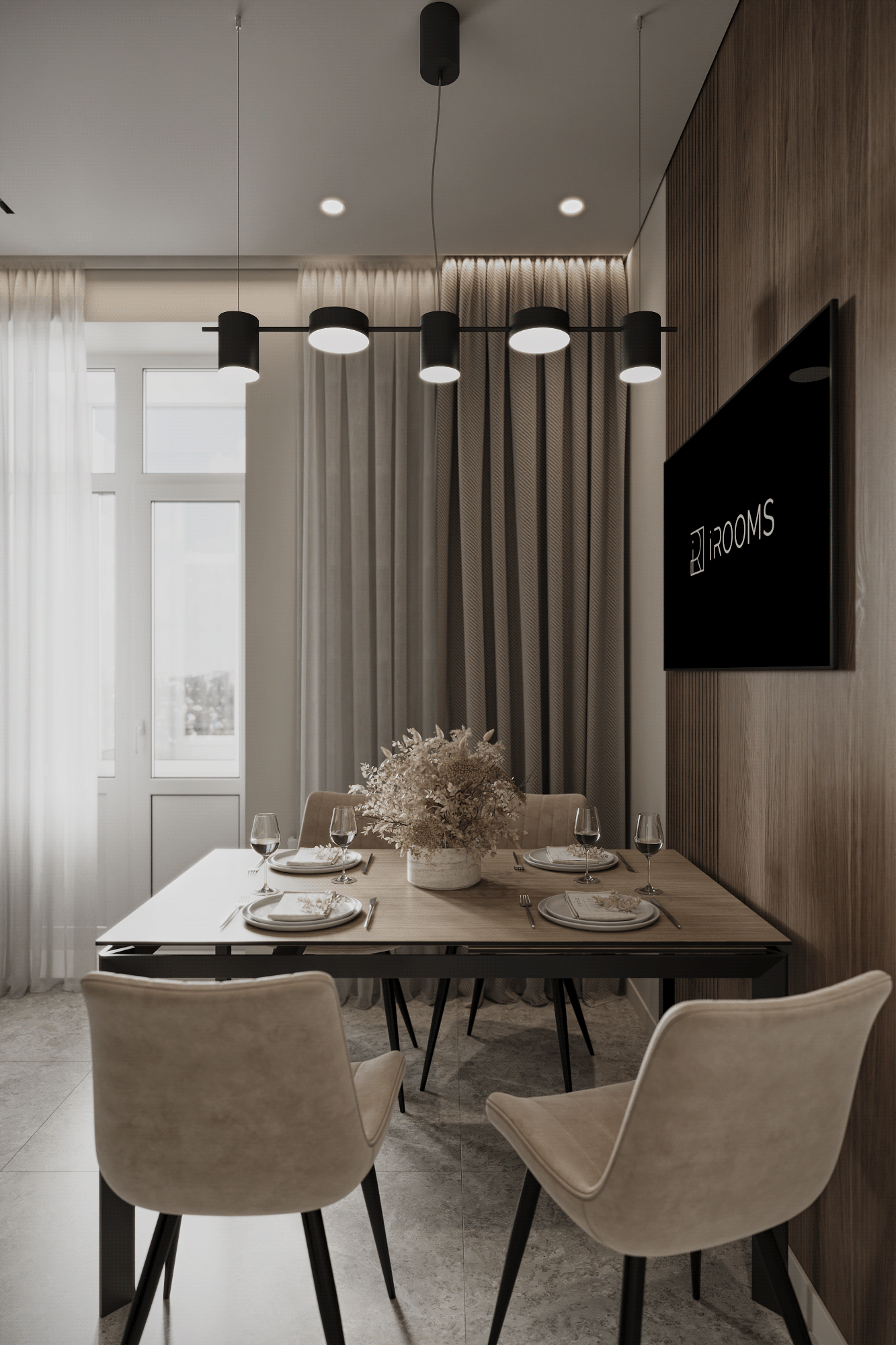 80 平米公寓可视化设计-20