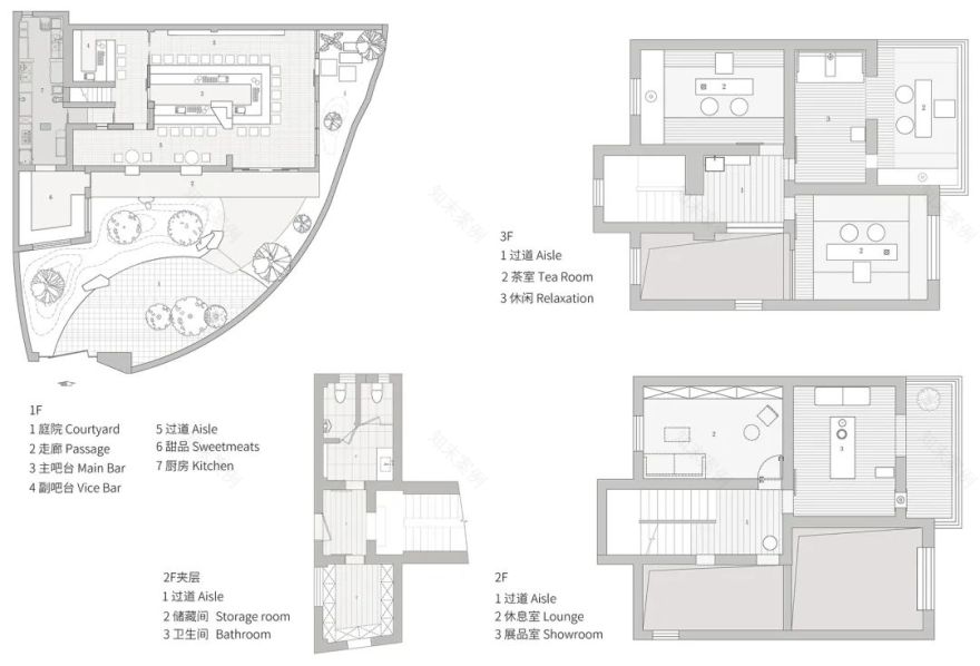 丘末茶研所 · 现代茶饮空间的社交距离重构丨杭州山地土壤室内设计-44