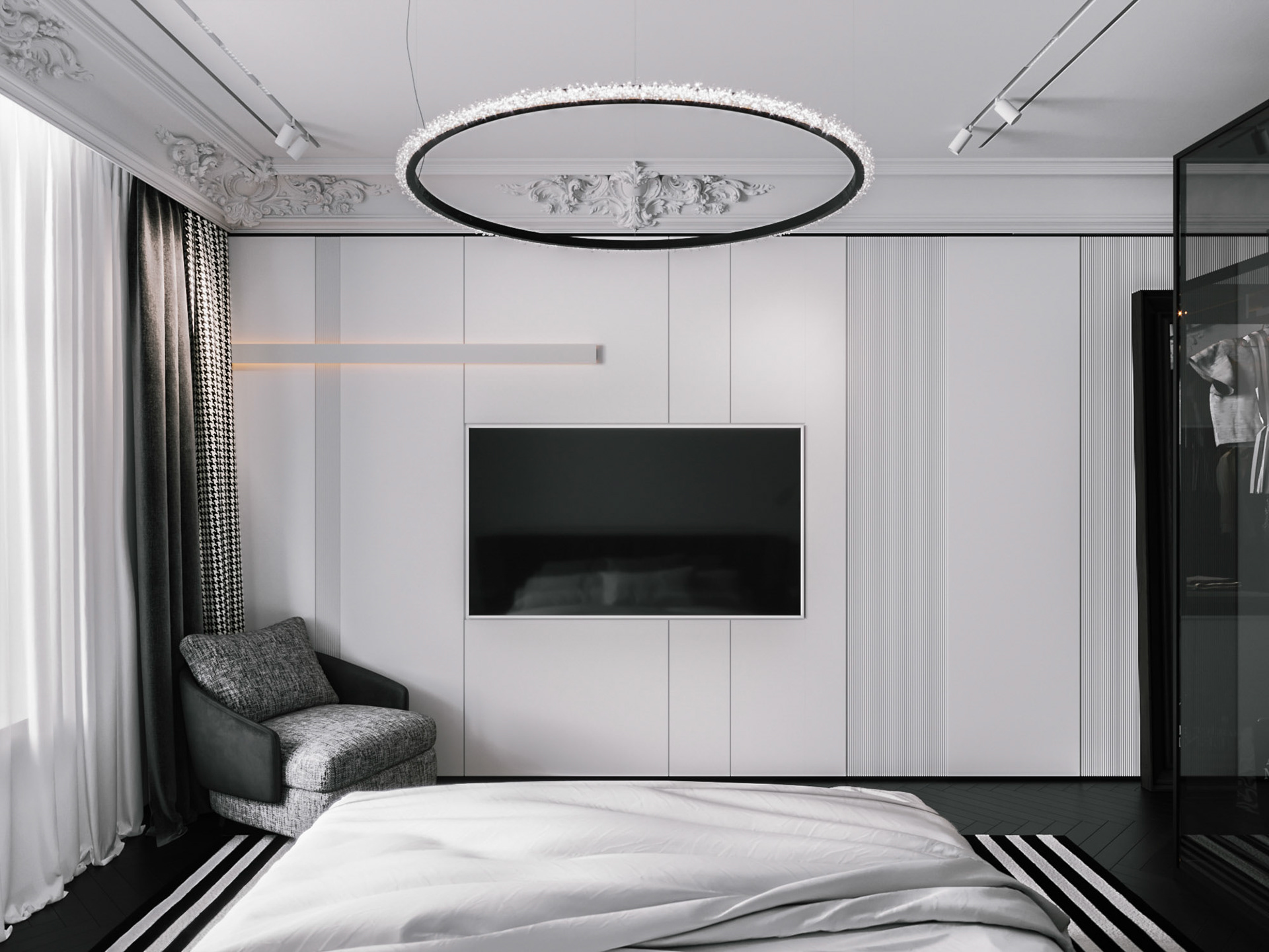 136平 欧式元素 点缀的现代空间-28