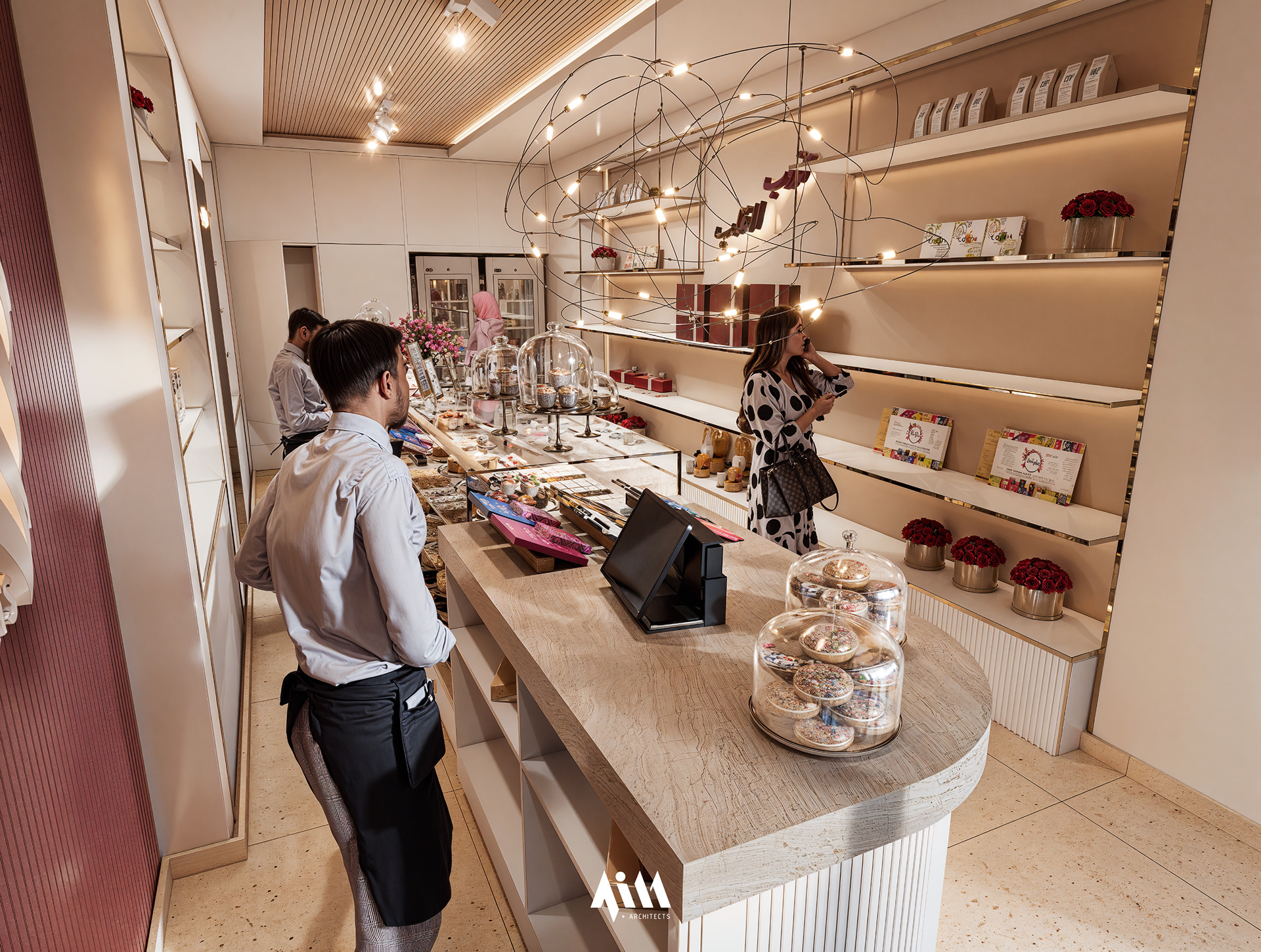 Sara Sweets零售店铺丨沙特阿拉伯丨AIM  Plus Architects-12