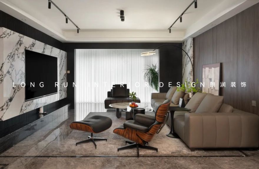 意式风情,165㎡大平层壕宅设计丨中国成都丨朗润装饰-3