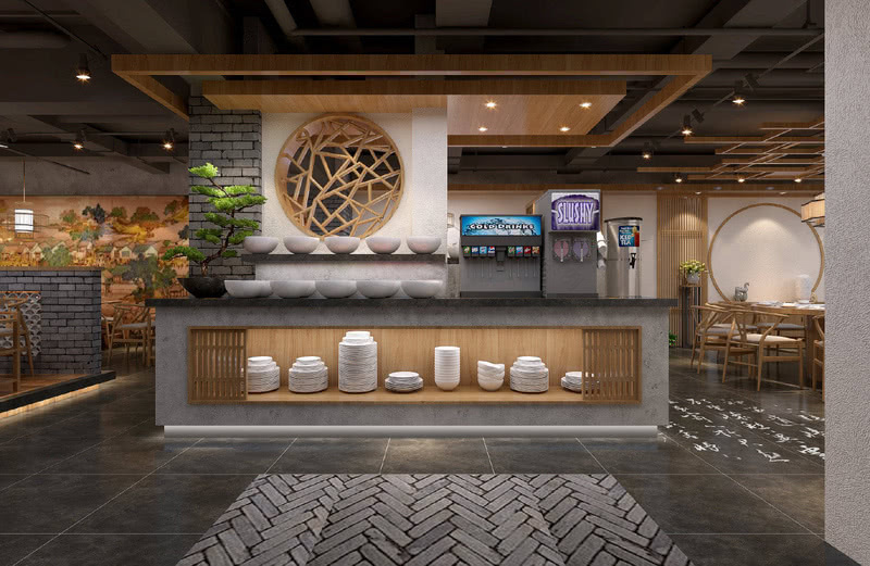 新中式风格火锅店设计丨中国重庆丨重庆唯楷装饰工程有限公司-6