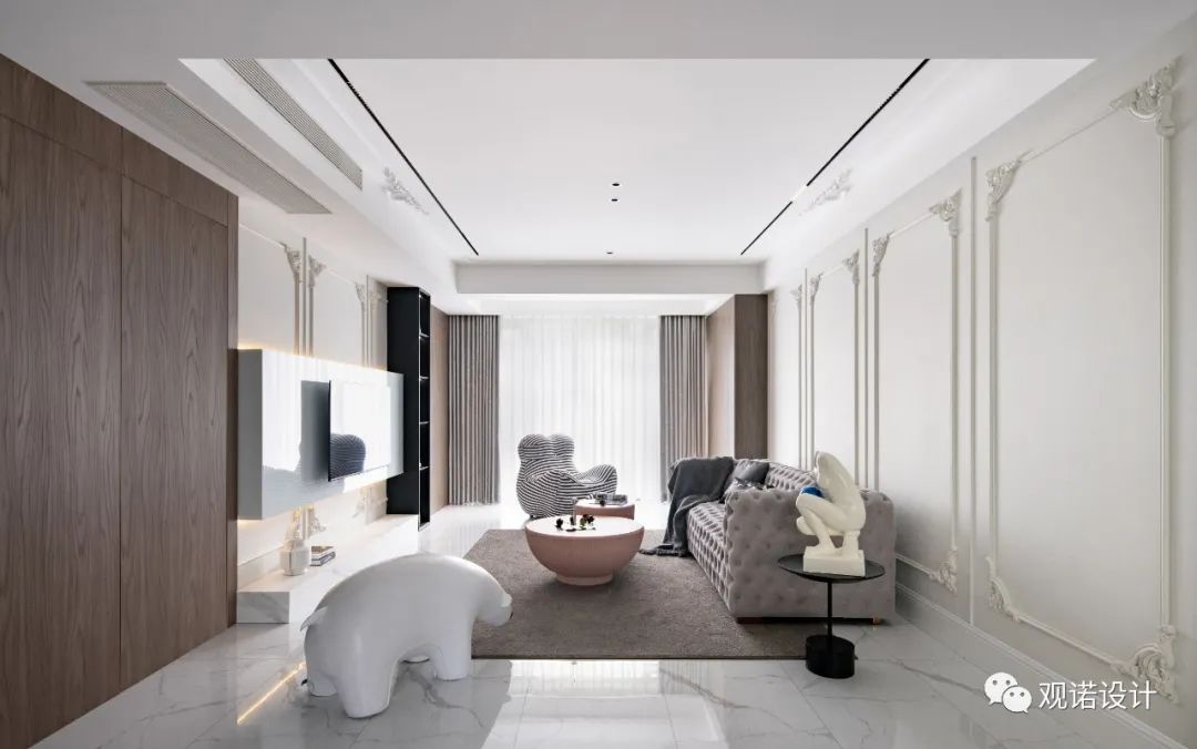 台州文鼎苑 · 法式现代治愈系家居设计丨中国台州丨观诺设计-19