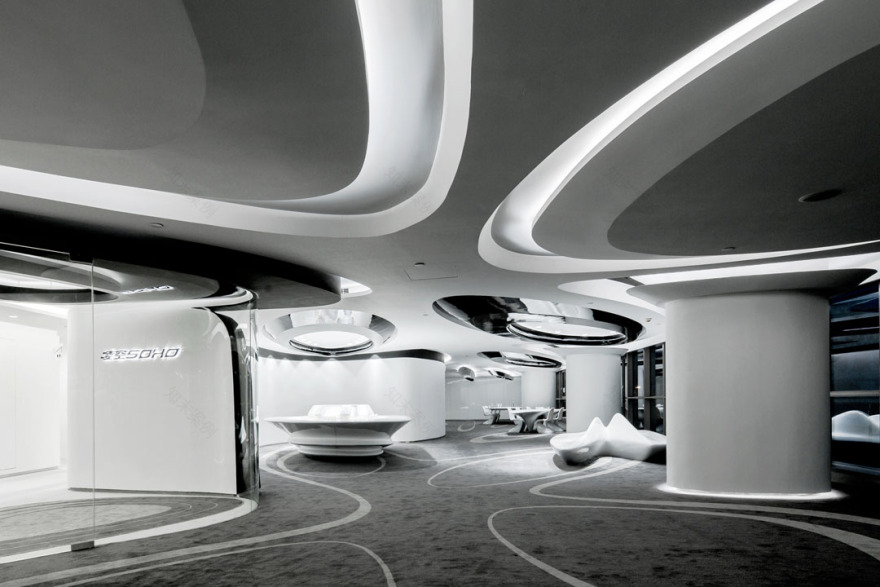 凌空SOHO租赁样板间,上海 / GAP Architects-2