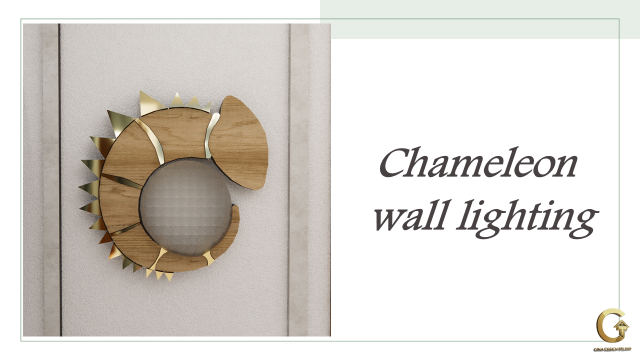 ​​​​​​​Chameleon wall light Design-3