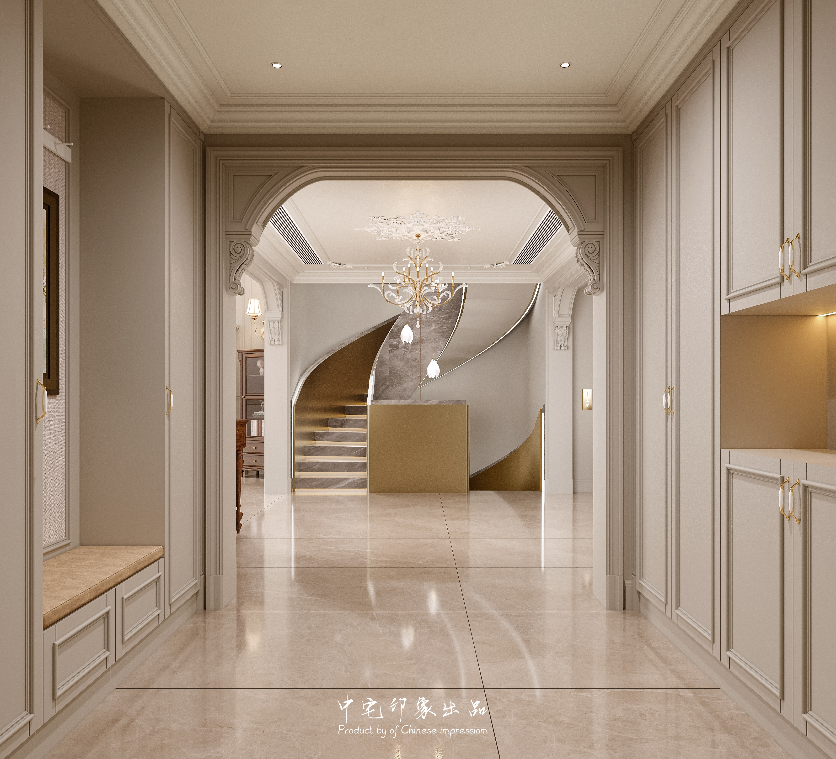 法式别墅效果图丨中国益阳-4