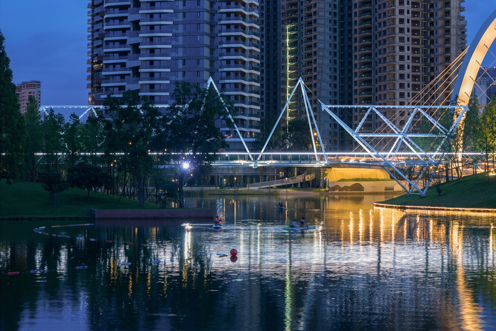 麓湖伊甸岛步行桥丨中国成都丨unarchitecte-57