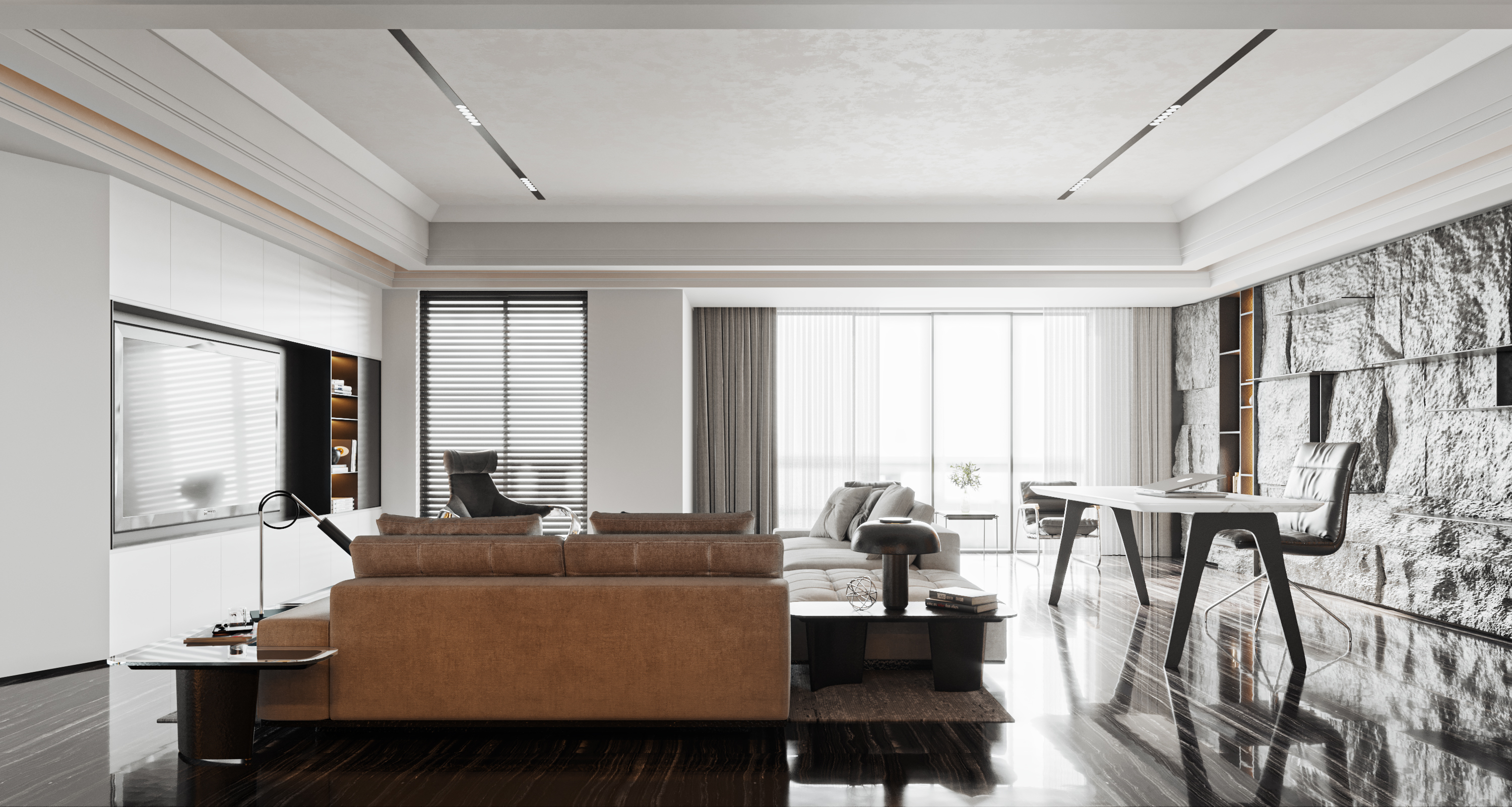 现代平层设计，打造极简生活空间-6