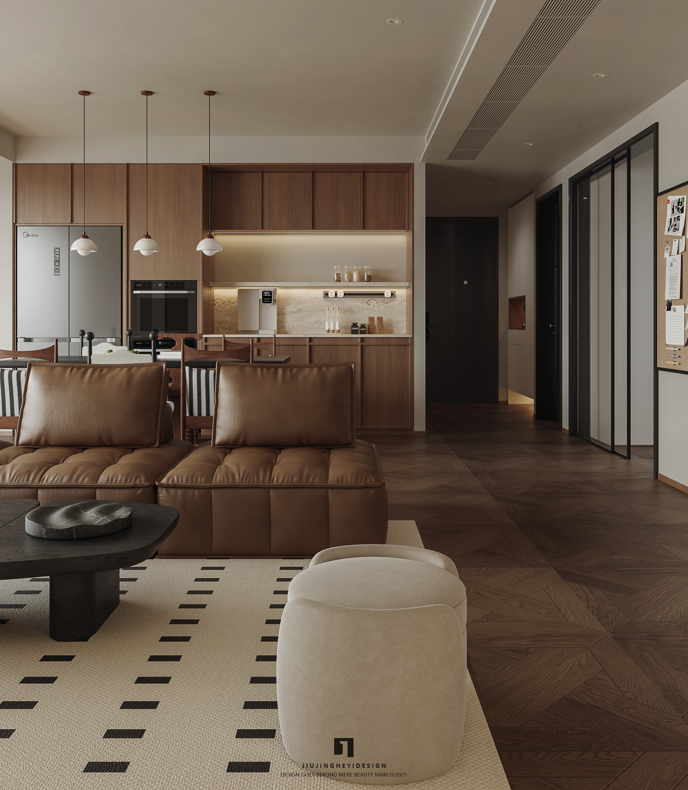 温馨明亮的复古浓郁家-5