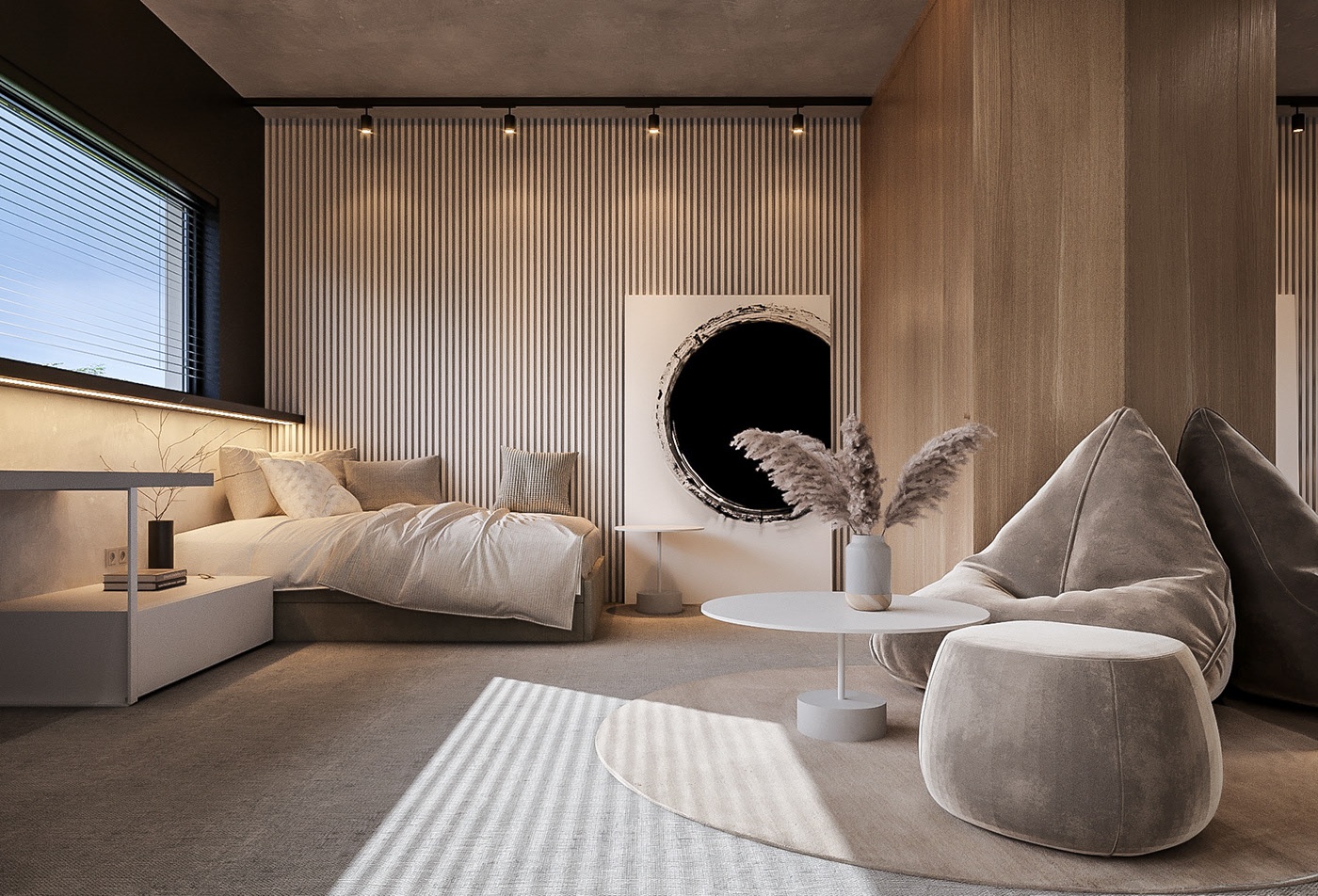 波兰简约风别墅设计-27