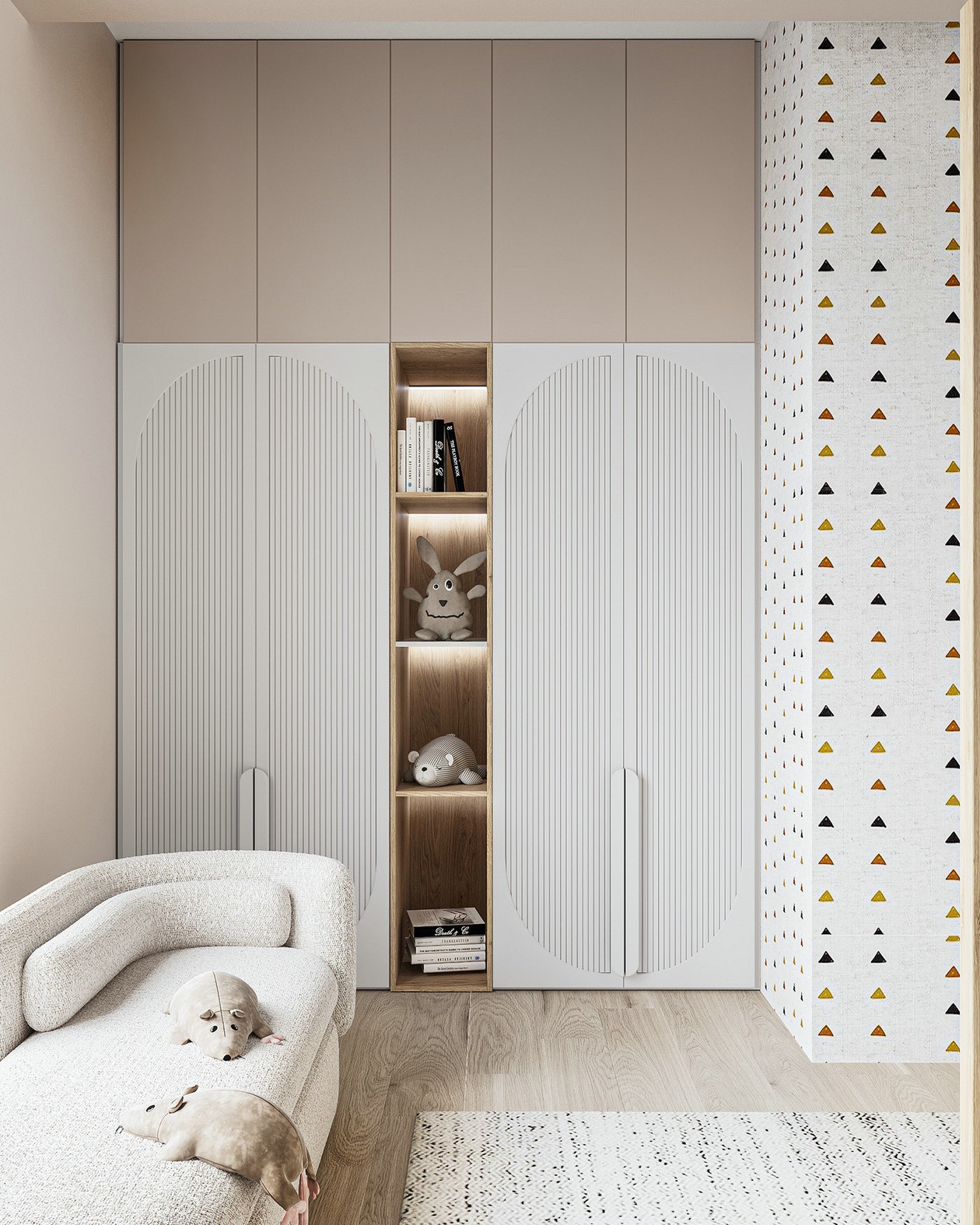 200㎡简约风公寓 优雅治愈的现代美学-16