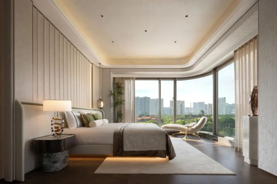 原门·建发宸启瑞湖样板示范丨硬装深圳市壹向空间设计有限公司,软装众睦设计-54