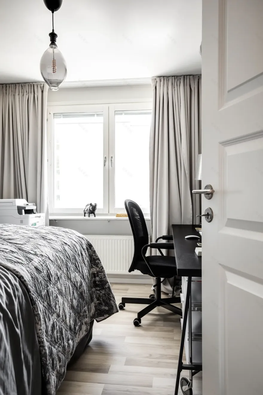 瑞典海景公寓的西班牙风情设计-7