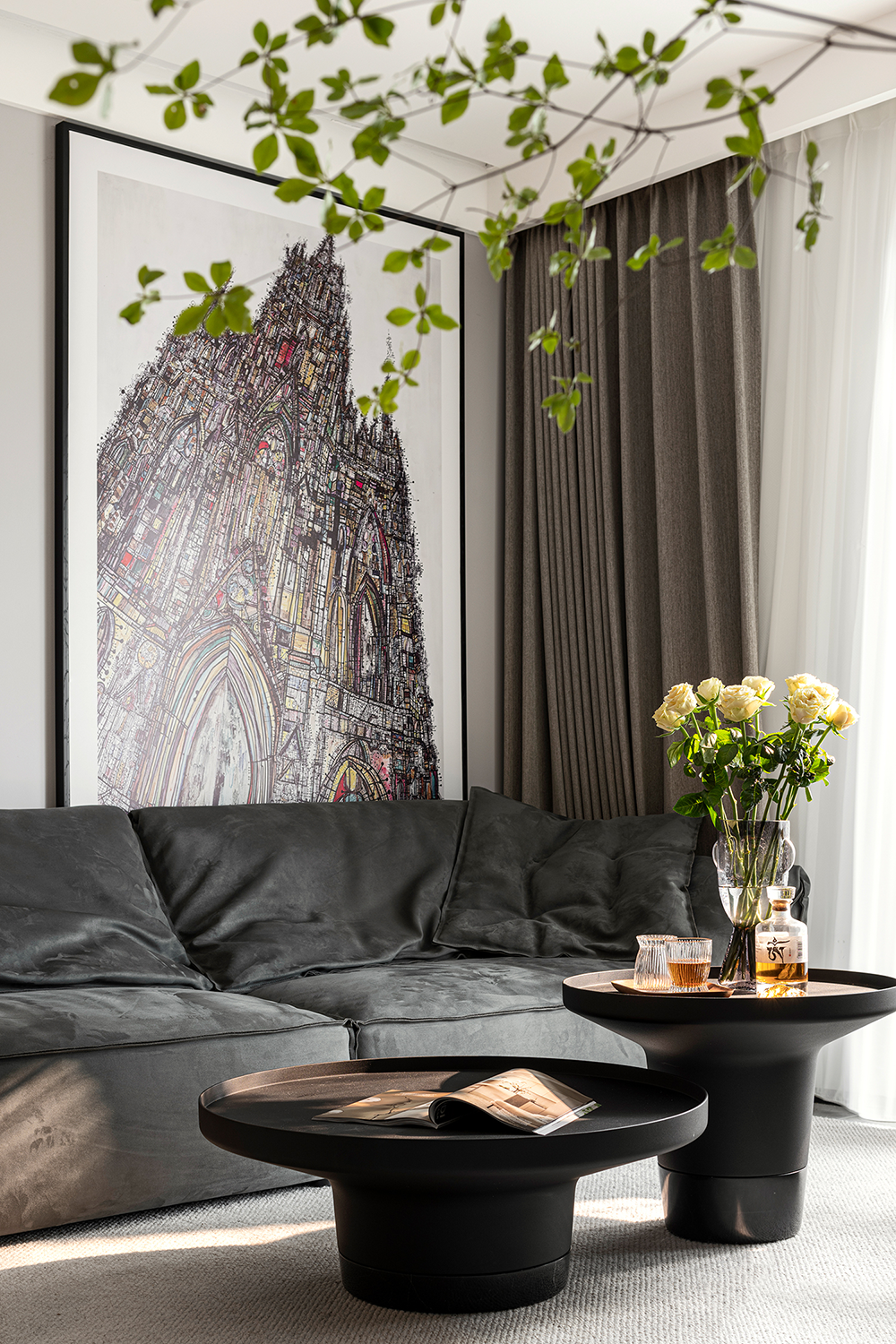 繁花似锦 · 现代极简私宅设计丨广州艺鸿装饰-20