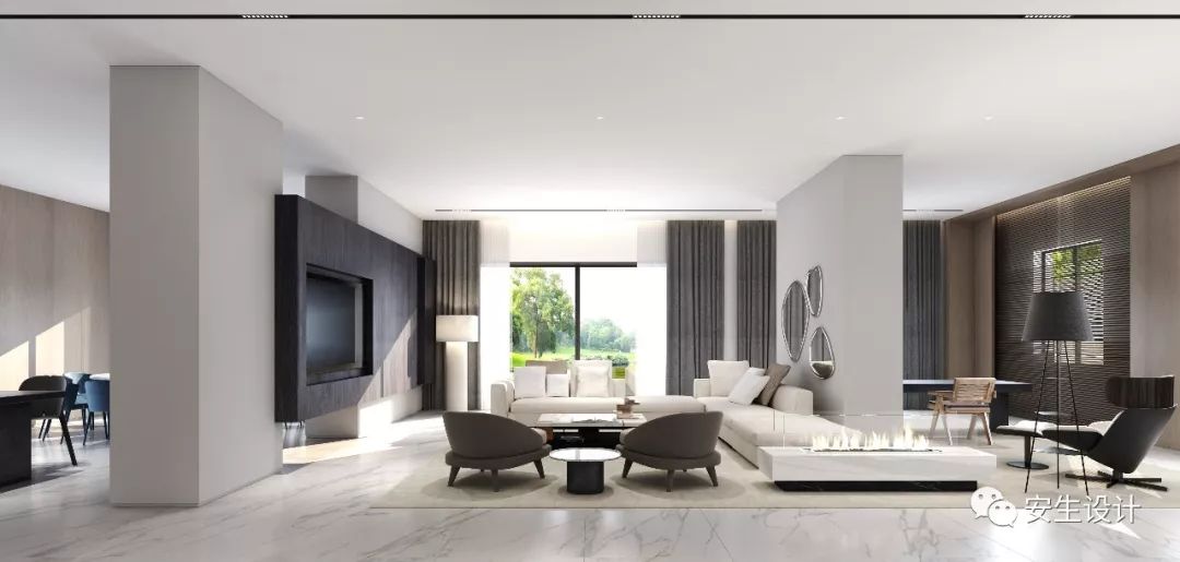 浙江柯桥 1000+㎡顶级现代别墅设计-23