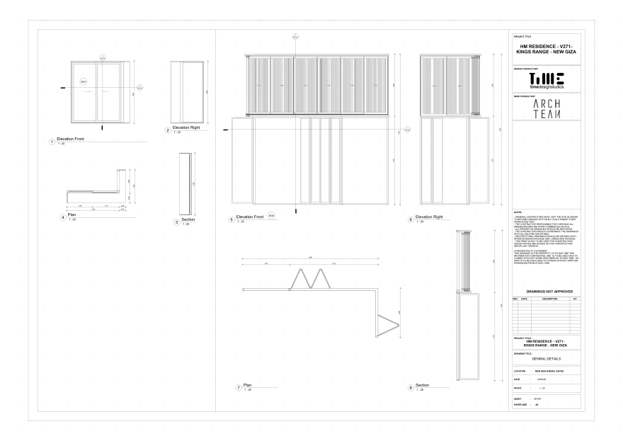 New Giza Modern Villa | LOD 350 Tender Package-37
