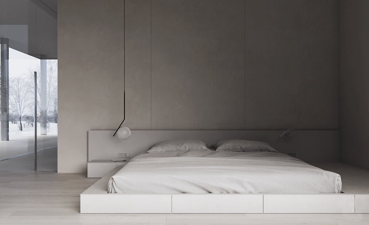 158㎡极简风住宅设计 满满的高级感-17