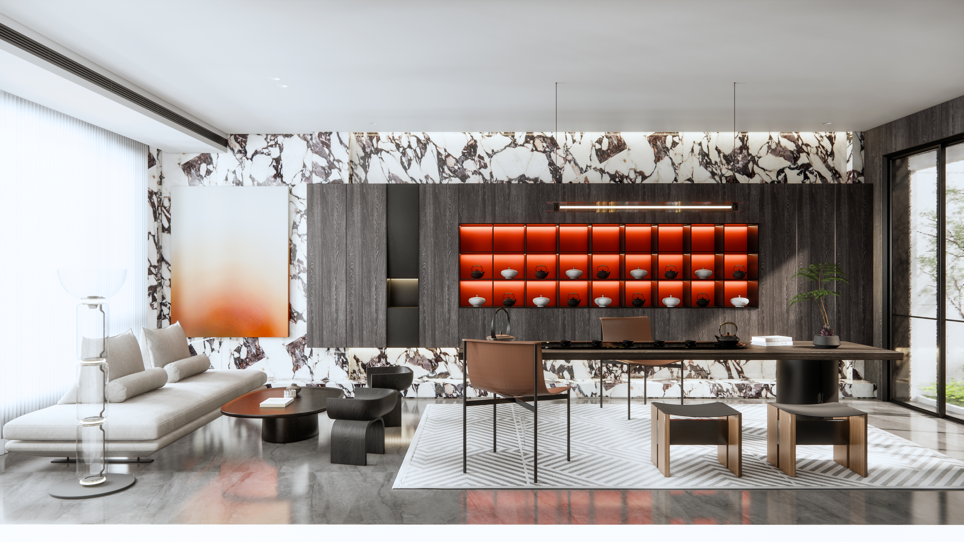 现代别墅丨木璞空间装饰-10