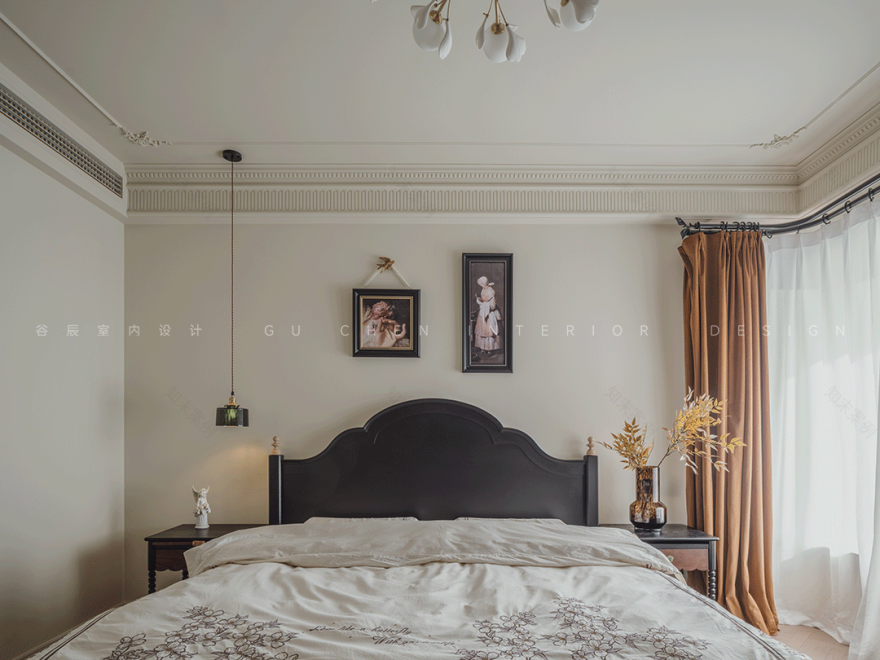 安徽黄山玉屏齐云府复古风家装设计丨中国黄山丨谷辰设计-23