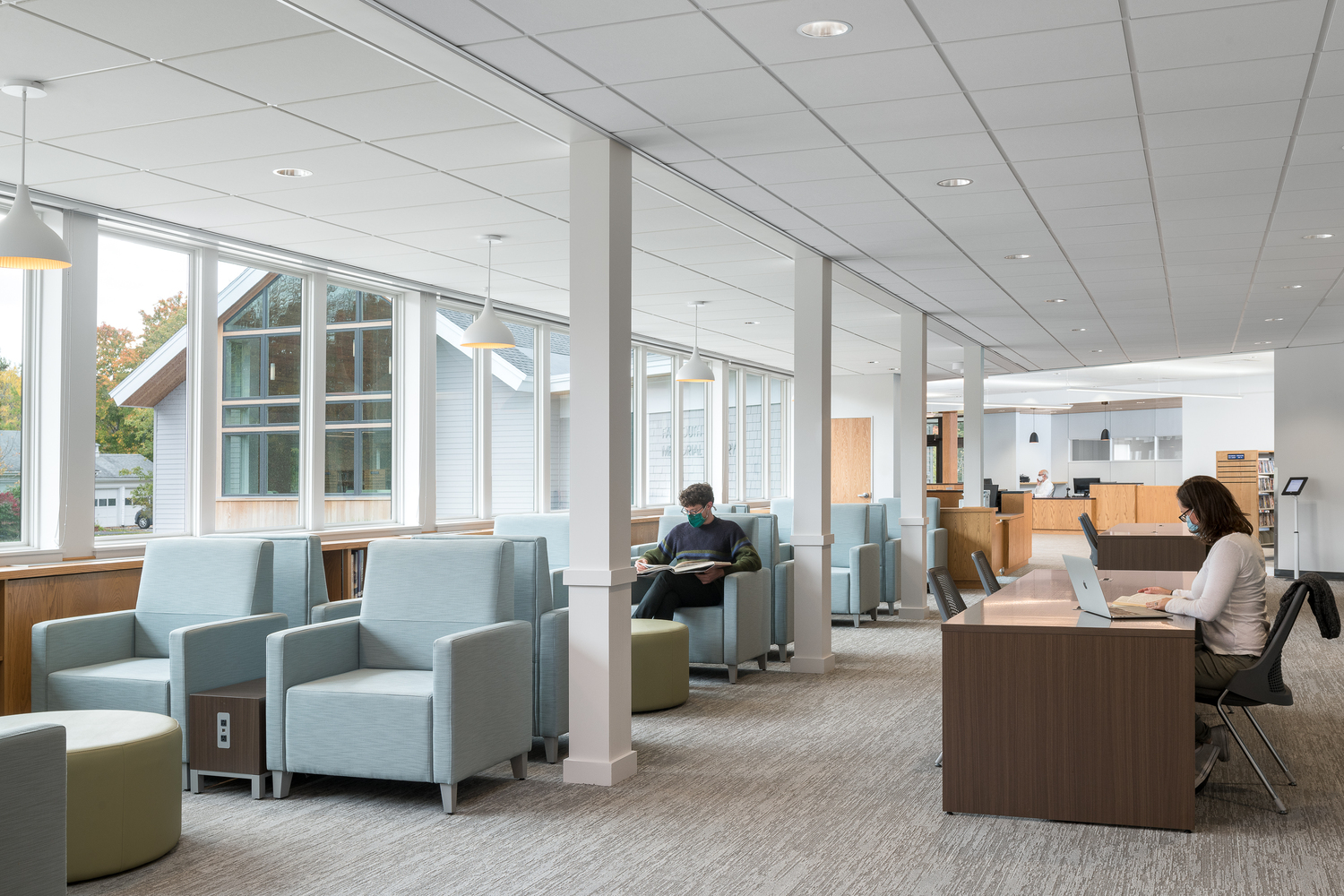 法尔茅斯纪念图书馆丨美国丨Simons Architects-23