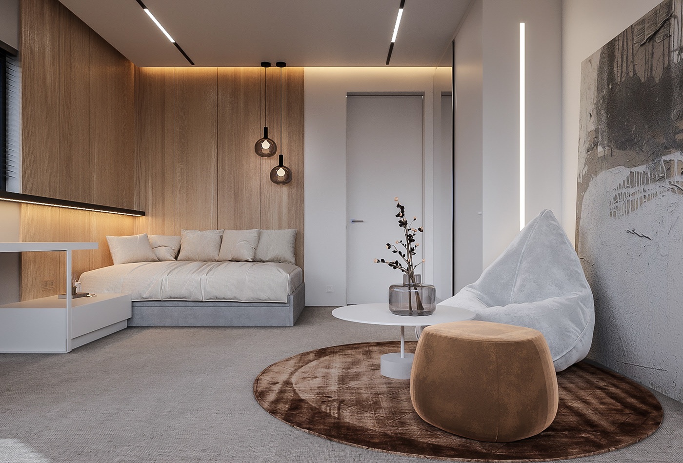 波兰简约风别墅设计-24